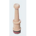 Traditional Round Wood Handle Stamp (1/2" Diameter)